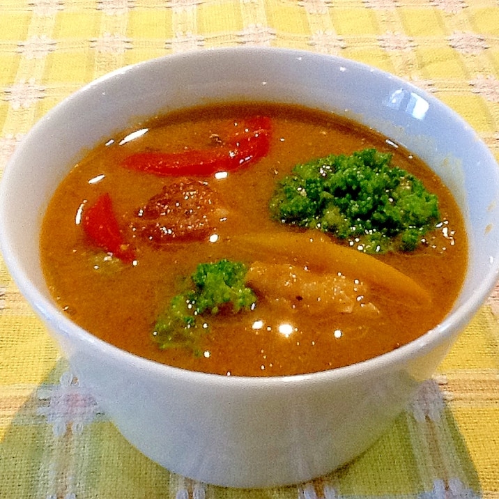 ☆残ったカレーでつくる‼︎ヨーグルトカレースープ!